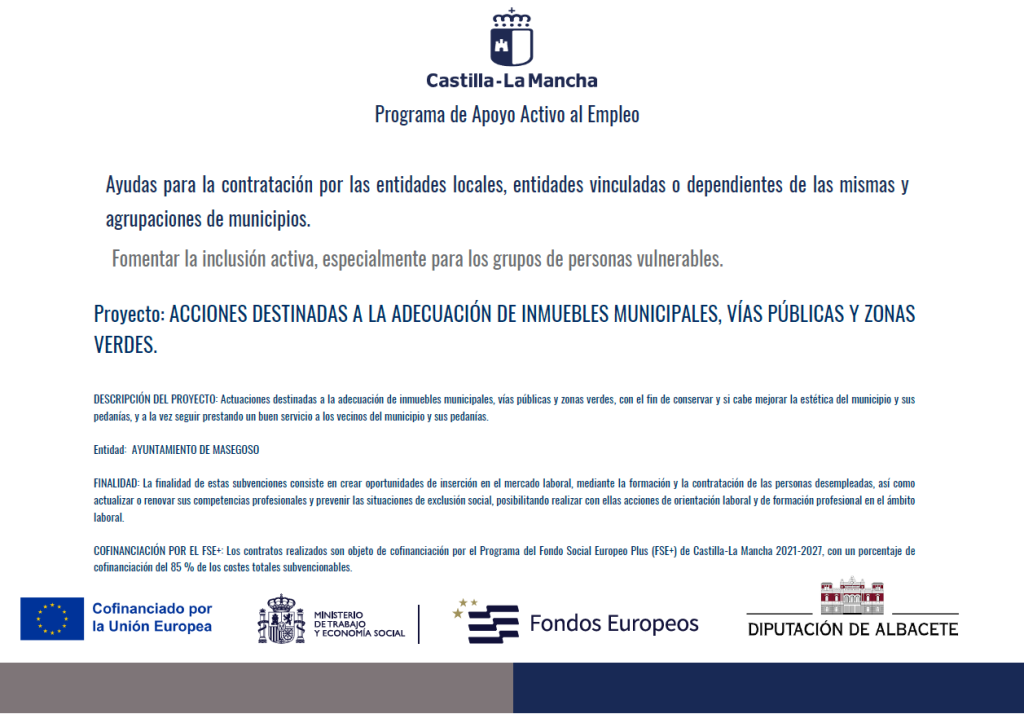 Cartel Masegoso
